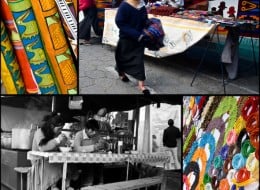 The Otavalo artisan market