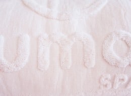 white towel