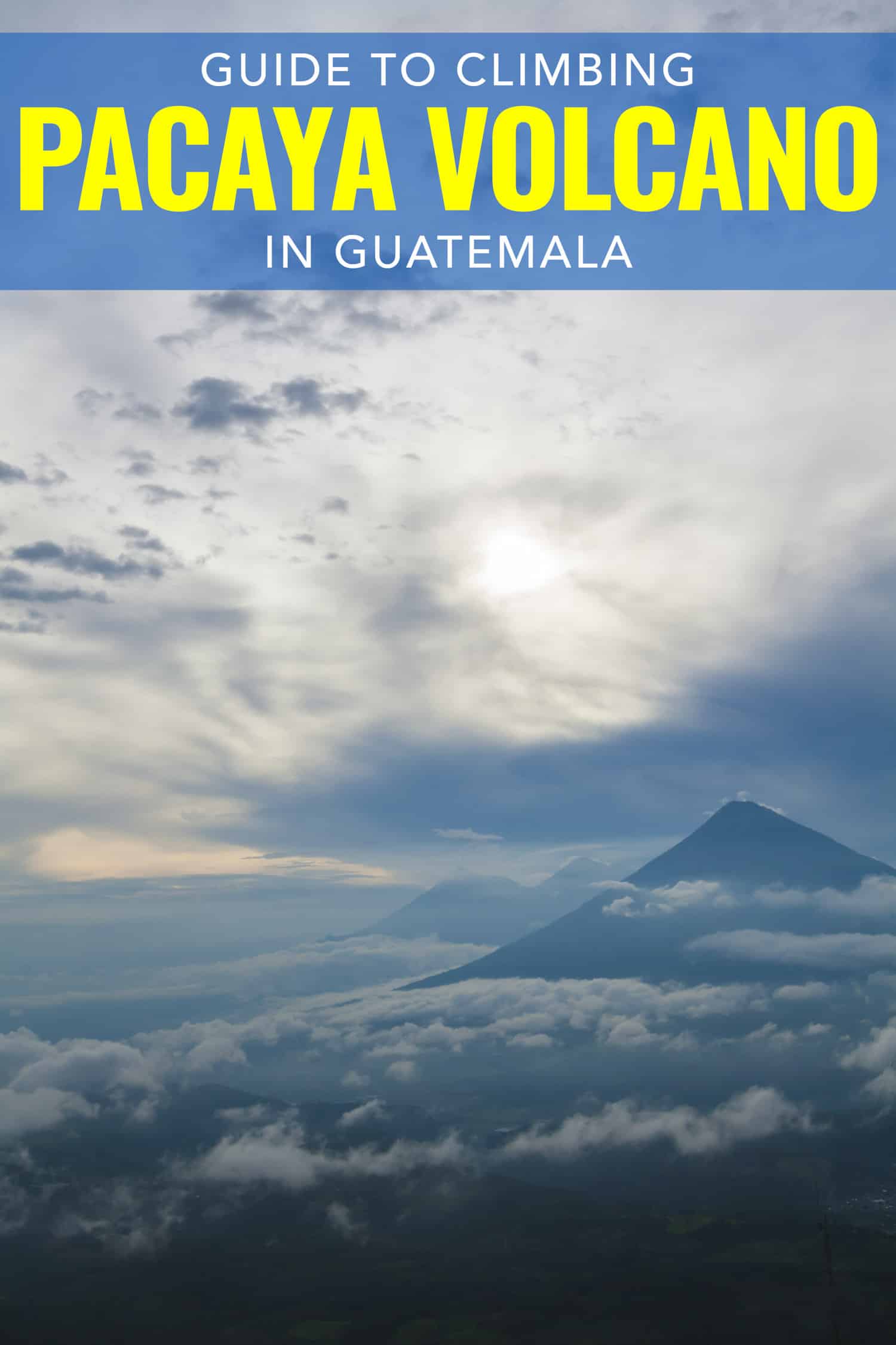 Pacaya volcano in Guatemala