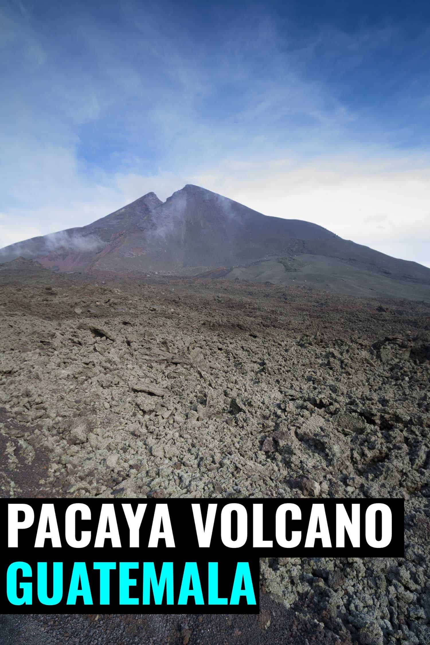 Pacaya volcano in Guatemala