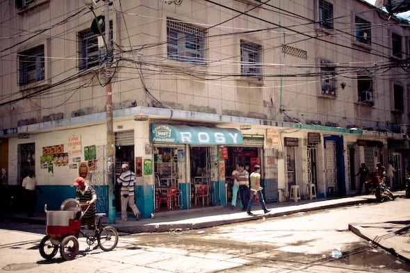 Street Corner in Santa Marta, Colombia