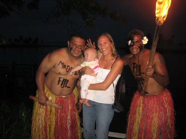 family in fiji