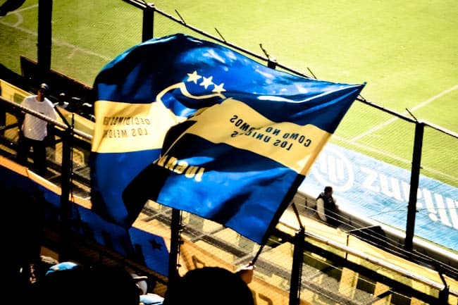boca jr football flag