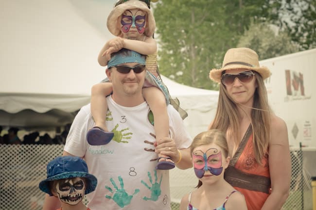 family face paint