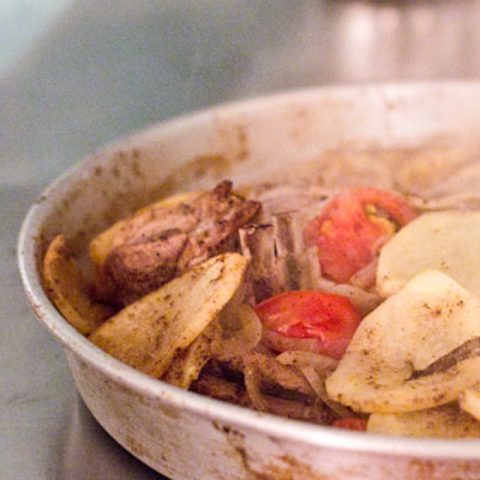 sawani dijaj Jordanian stewed chicken