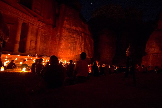 petra at night show