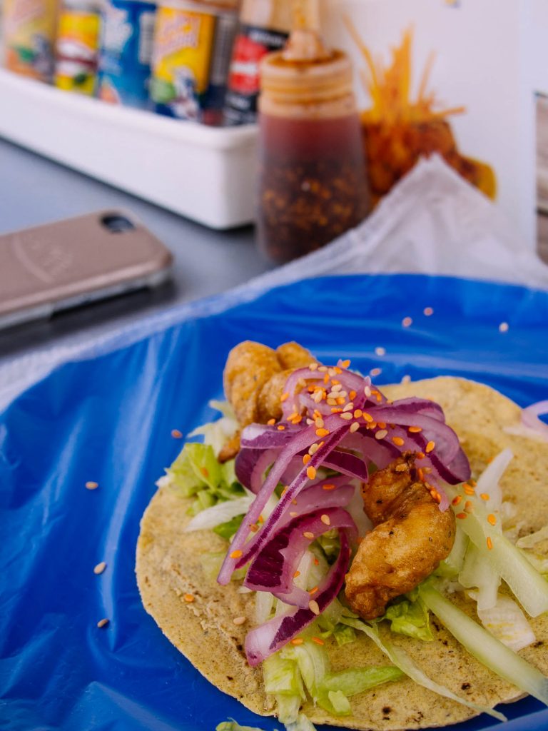 Pez Kito Shrimp Taco in Playa del Carmen