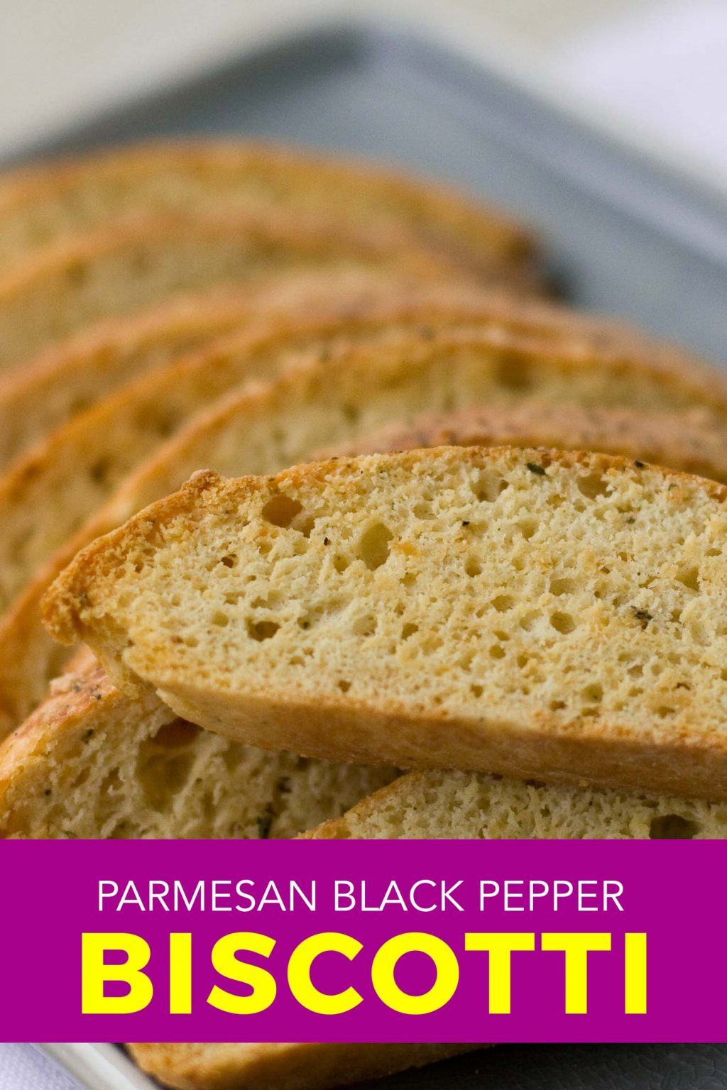 Savory Black Pepper Biscotti recipe Bacon is Magic