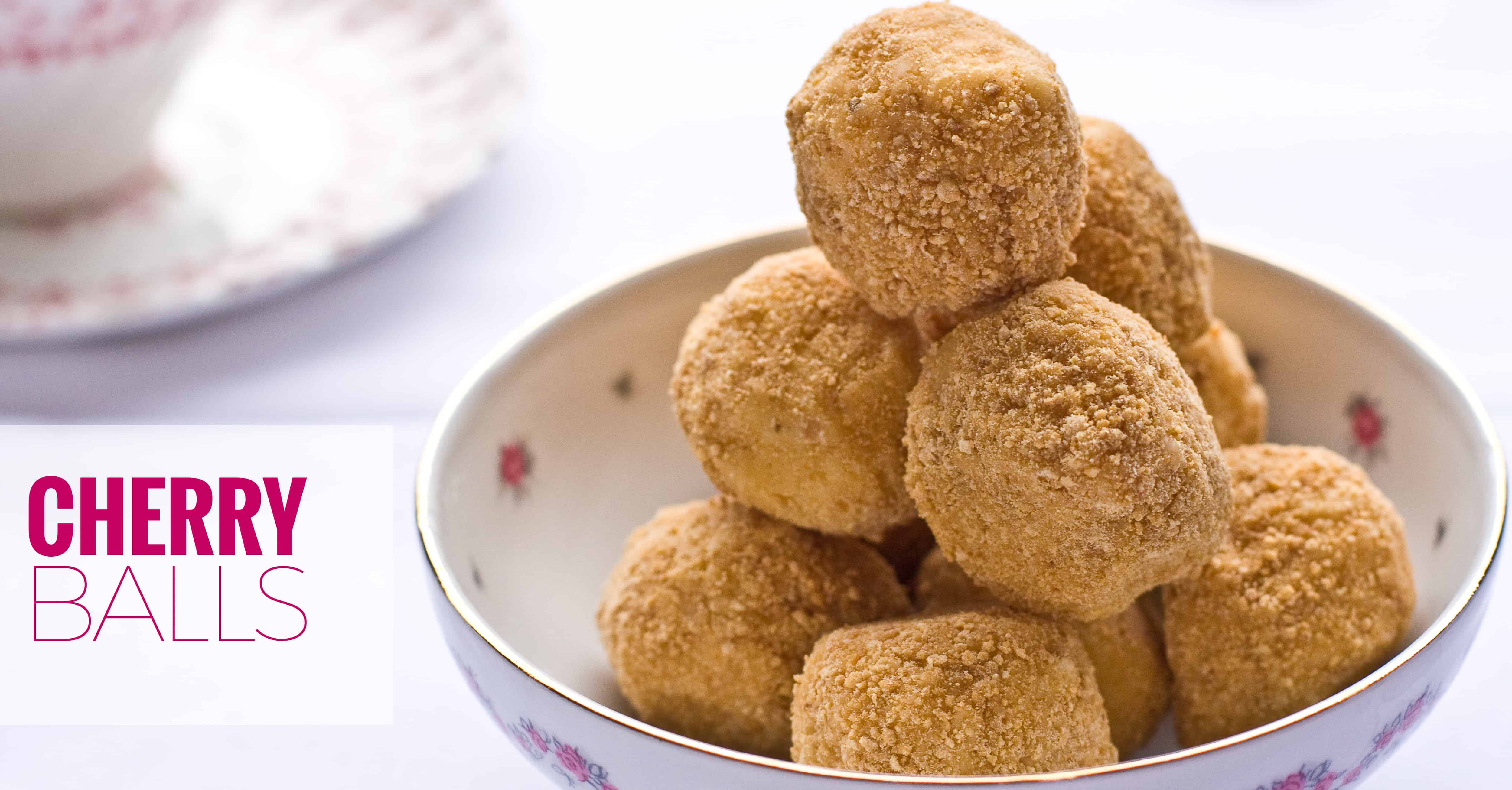 Traditional Cherry Balls Recipe Perfect for Christmas Bacon is Magic