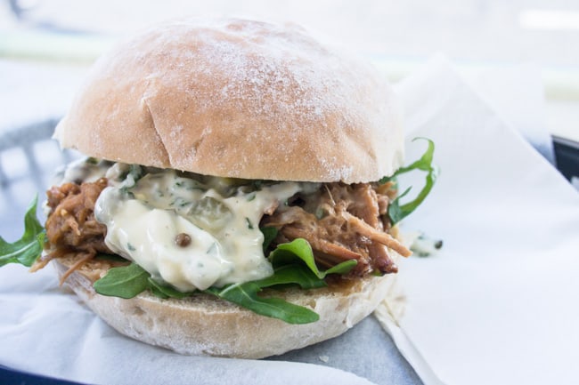 pulled pork sandwich