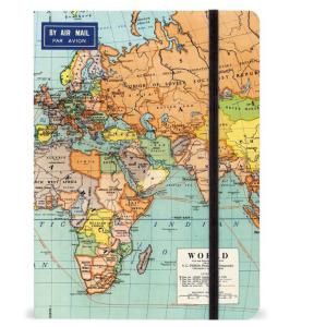 world map journal