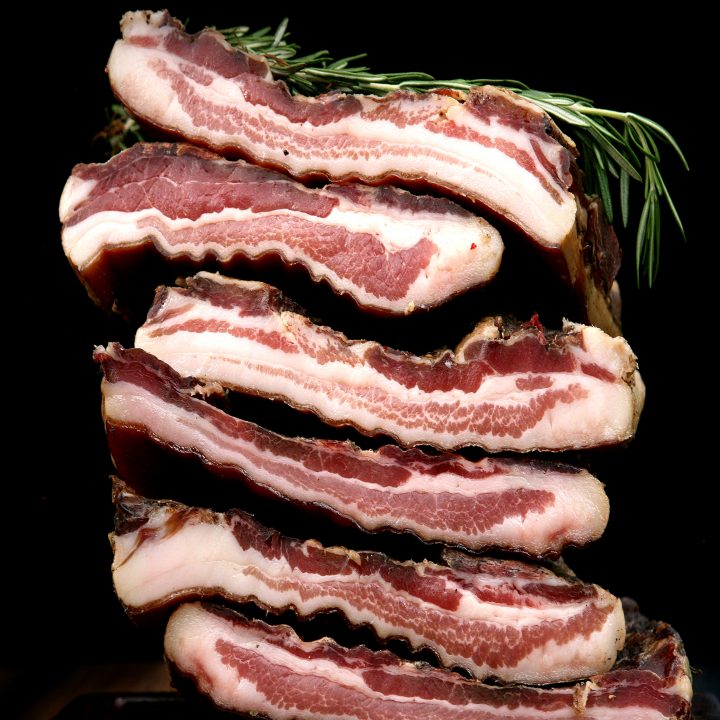 stack of pancetta