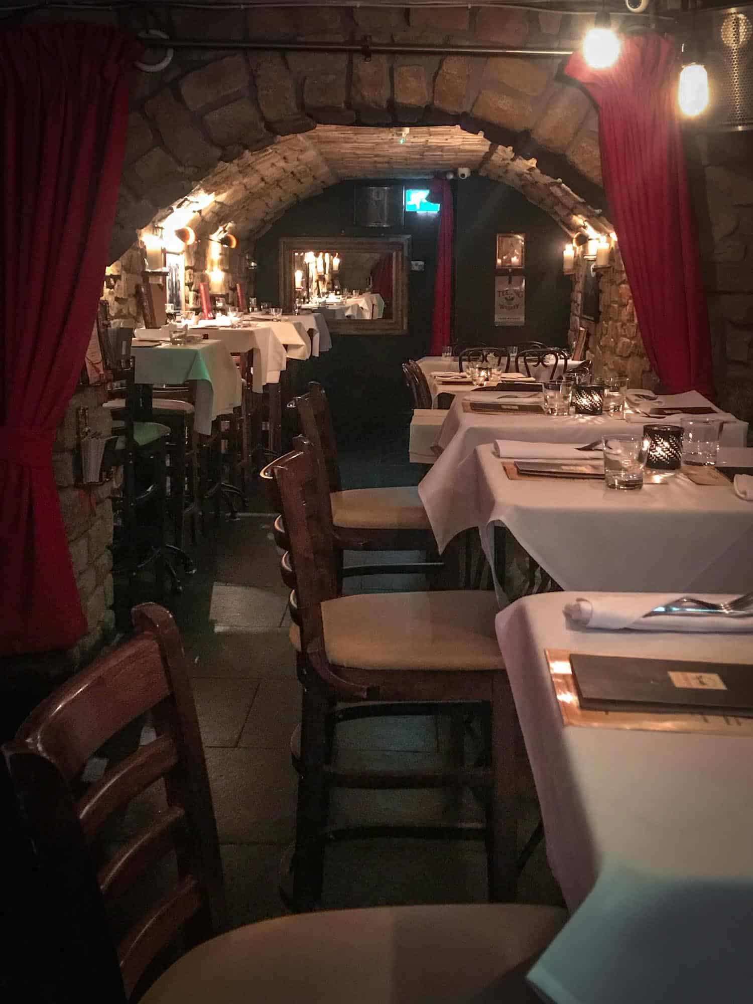 Blind Pig restaurant in Dublin Ireland