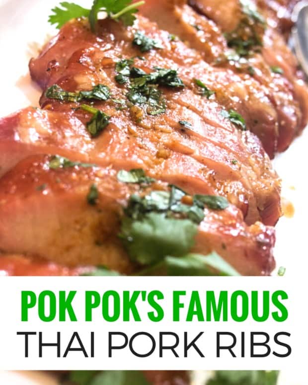 This Thai pork ribs recipe from Andy Ricker's Pok Pok is easy to make at home. Included are also instructions on how to easily chop lemongrass.