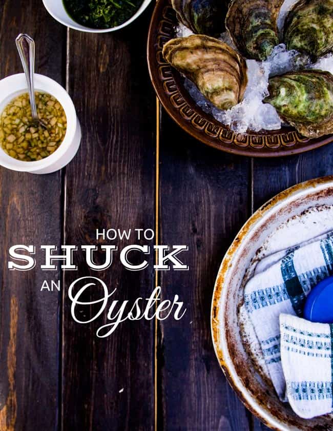 how to shuck oysters