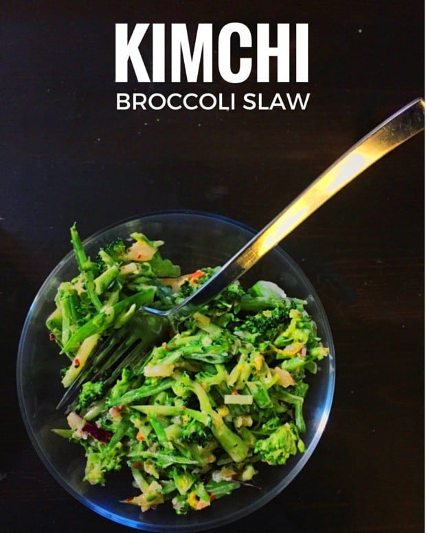 Kimchi Broccoli Slaw Bacon is Magic The Best Food Around the World
