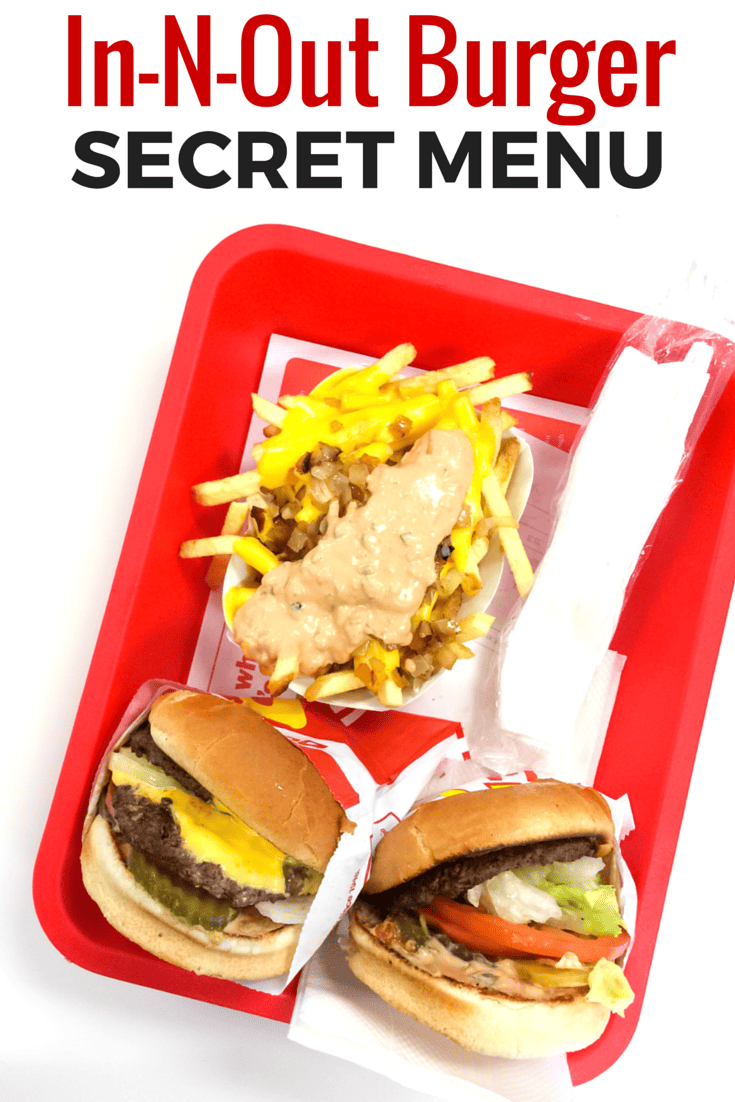 There are 29 In-N-Out Burger Secret Menu items. Have a look at the complete list at the best burger joint in the United States.