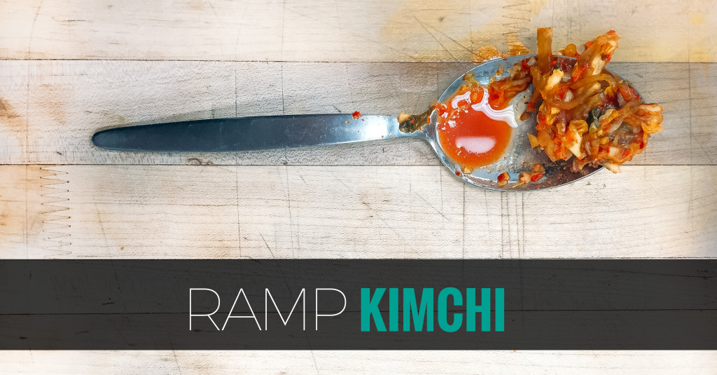 Ramp Kimchi Recipe Bacon is Magic