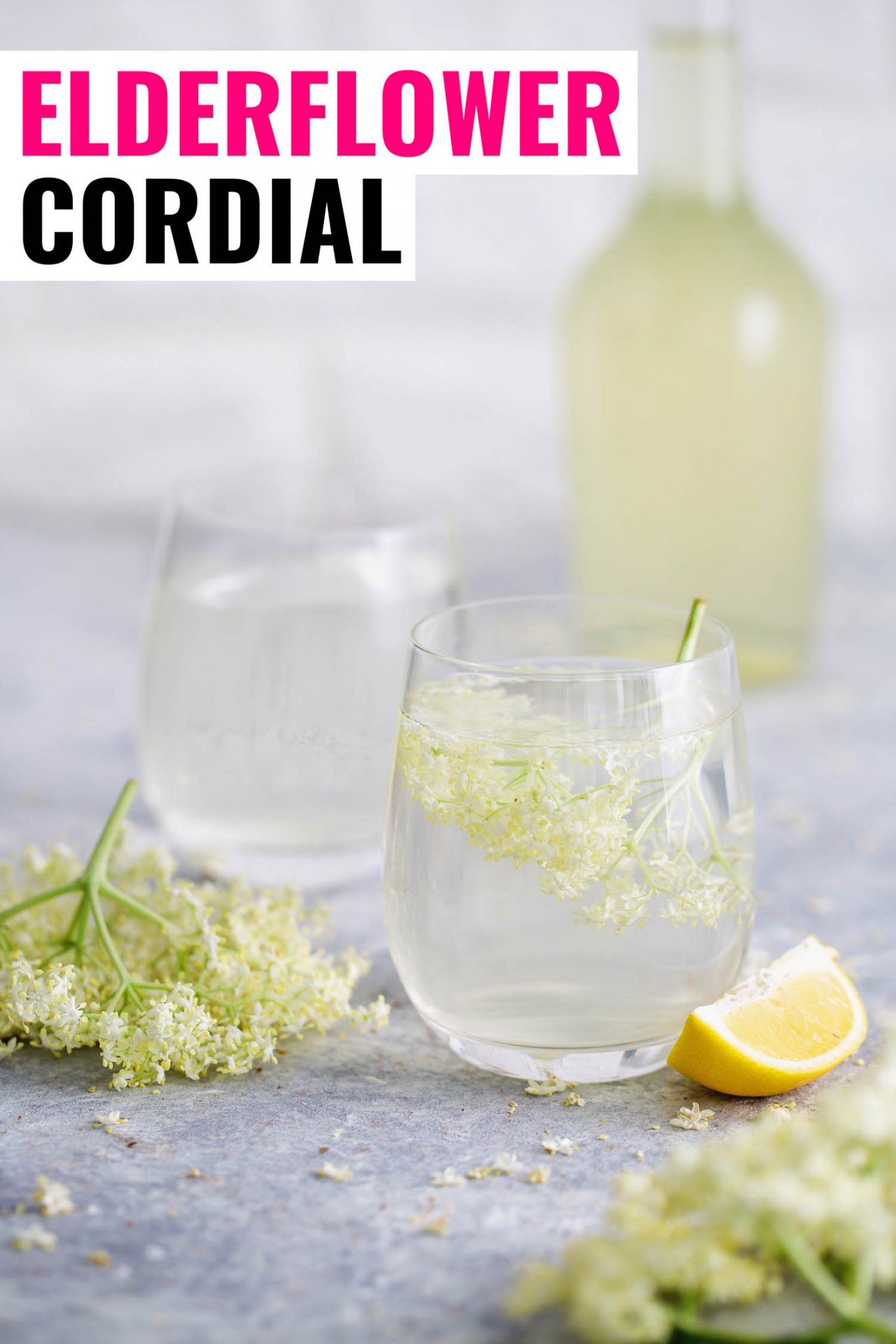 Classic Homemade Elderflower Cordial Recipe Bacon is Magic
