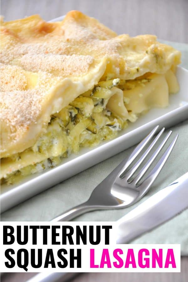 Vegetarian Butternut Squash Lasagna You'll Love No Tomatoes