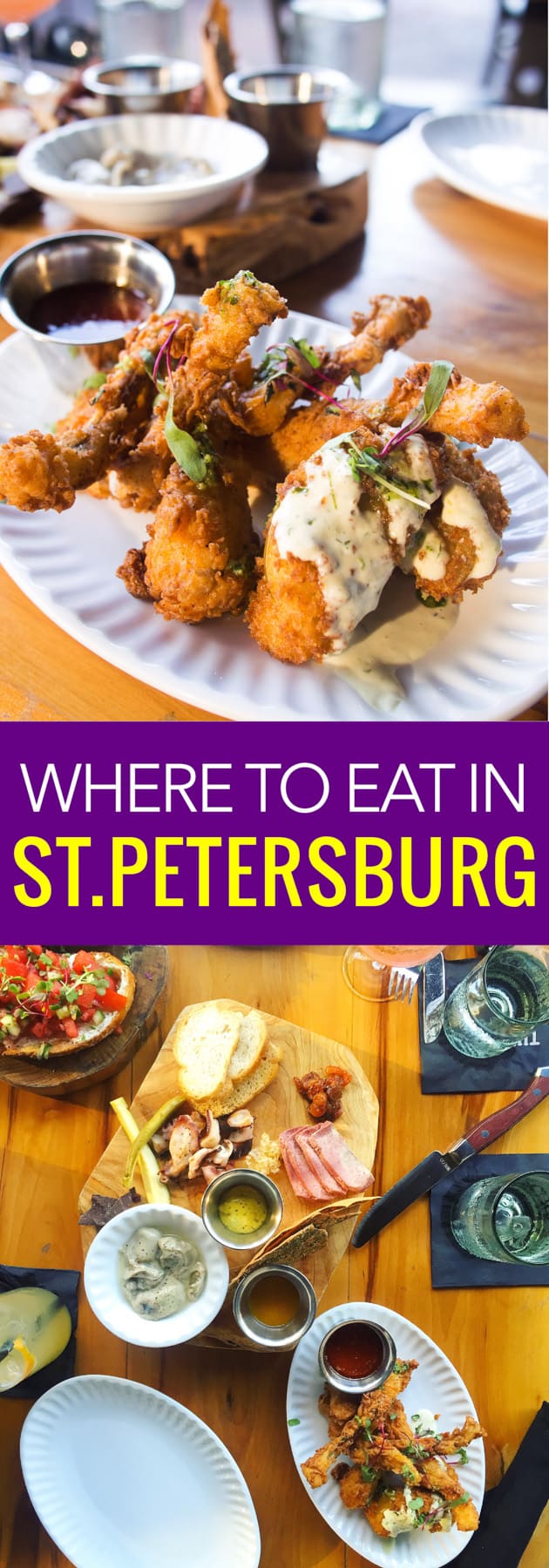  St.Petersburg is a city evolving into one of the best craft beer and food places in Florida. Here are our can't miss restaurants in St. Petersburg.
