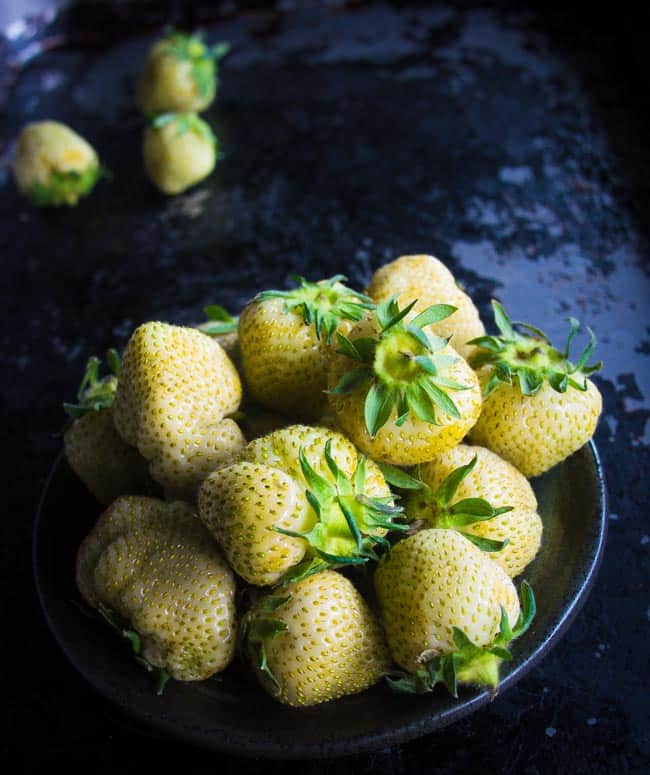 Green Strawberries Green Strawberries are unripe and while they are too tart to eat pickled green strawberries are amazing and so easy to make.