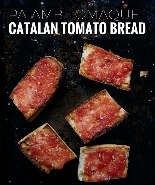 Pa Amb Tomaquet h Pa amb tomaquet is Catalan tomato bread often called pan con tomate. Here's the authentic recipe with a few ways to make it easier to make.