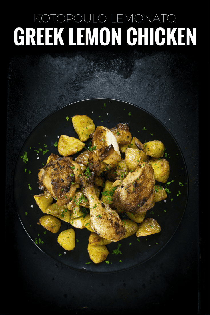 Greek lemon chicken is known as kotopoulo lemonato in Greece but don't let that intimidate you. This delicious recipe is so easy to make.