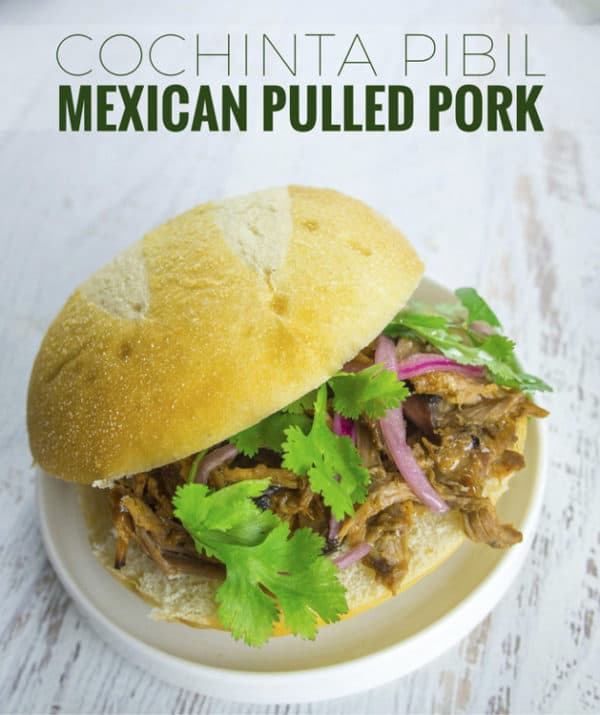 mexican pulled pork Mexican pulled pork, also known as cochinita pibil, is a traditional recipe from the Yucatan but so easy to make. It's perfect on a tortilla for a taco or soft bun as a torta.