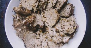 This easy balsamic pork tenderloin recipe can be made in the Instant Pot in 7 minutes or cooked in the oven if you don't have a pressure cooker.