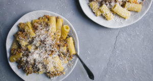 This easy rigatoni bolognese recipe is perfect for a weeknight meal and freezes beautifully.