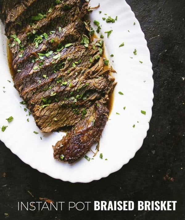 instant pot braised brisket he This Instant Pot braised brisket with red wine can be made in under an hour and is perfect for having guests over a weeknight dinner.