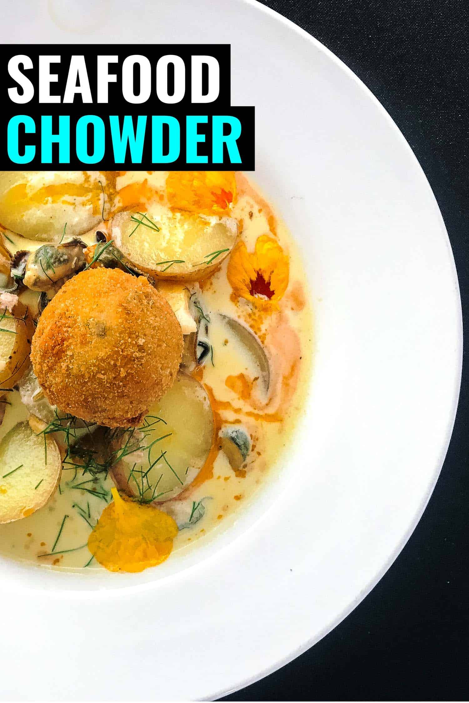 Classic PEI Seafood Chowder with a Twist Bacon is Magic