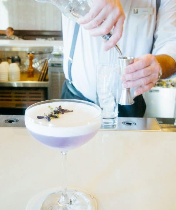 gin sour This gin sour recipe from Fairmont Empress in Victoria is one of the most beautiful you will drink.