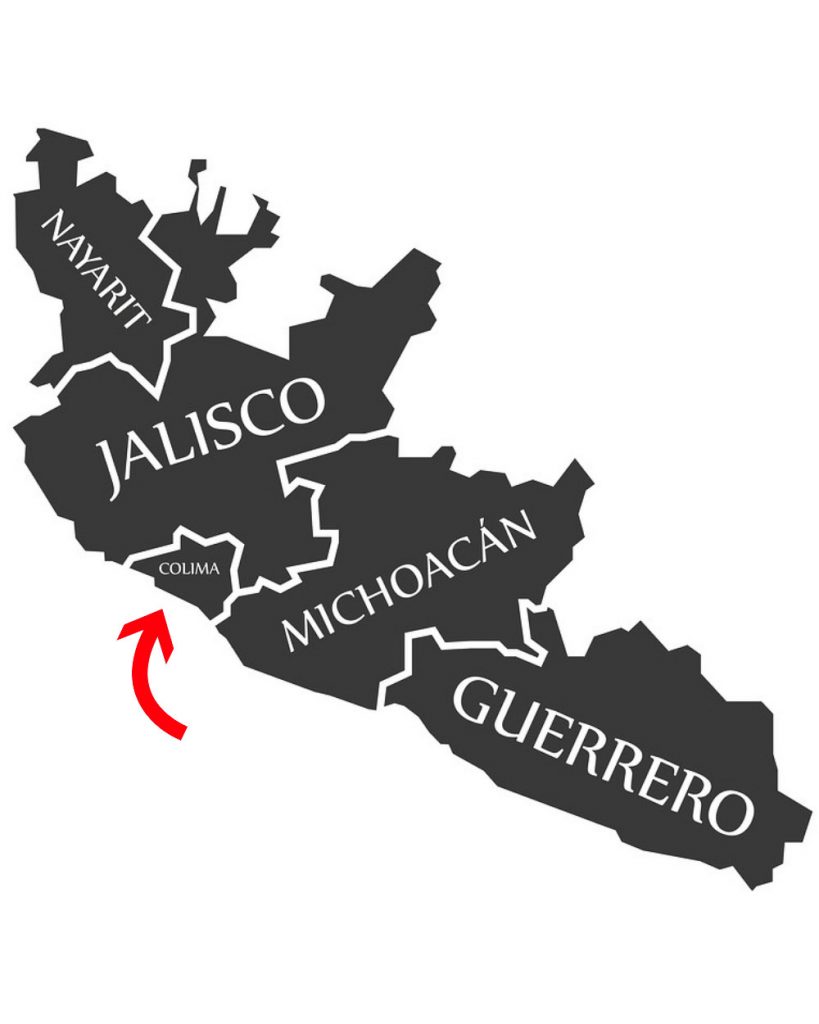 Map of Colima Mexico, learn the best things to do in Colima Mexico