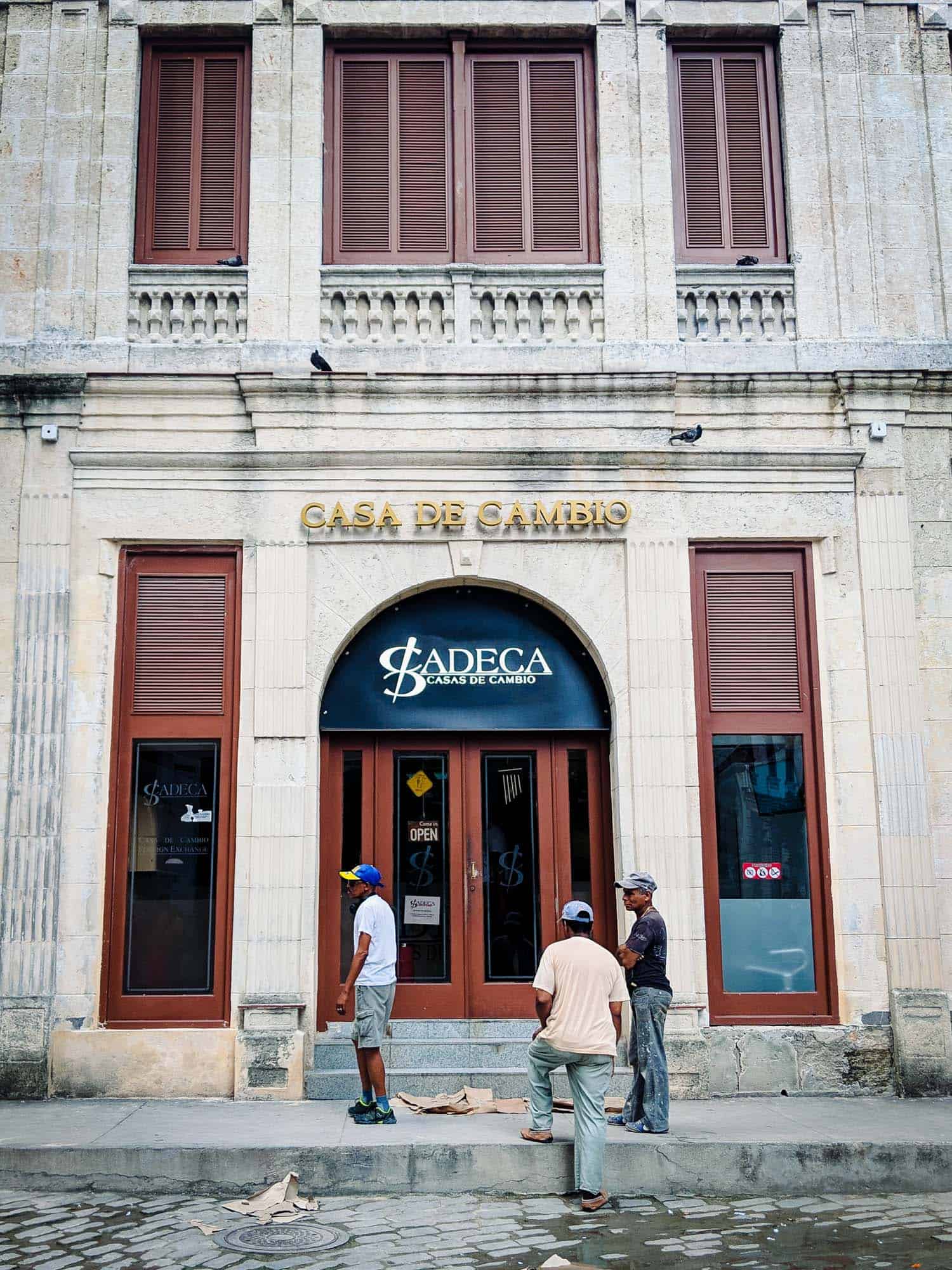 You can exchange money for Cuban currency at a Cadeca or Cuban money exchange house in Havana.