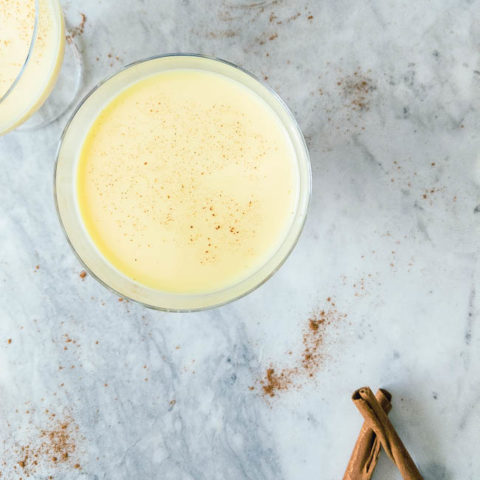 Crema de vie is a Cuban egg nog Christmas cocktail.