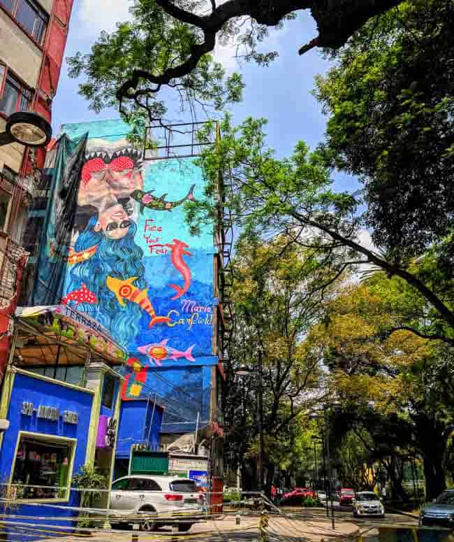 The bohemian neighbourhood of La Condesa Mexico City has great shops, the best restaurants and a gigantic park in the centre, what more could you want.