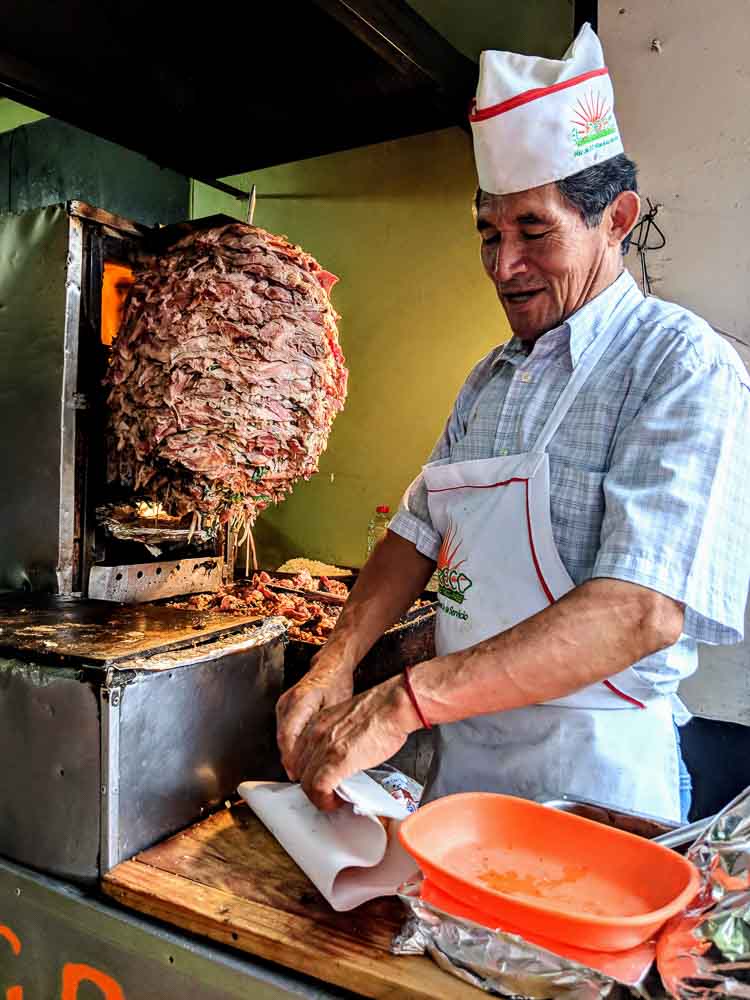 Tacos El Greco in La Condesa Mexico City is one of the best places for lebanese style tacos.