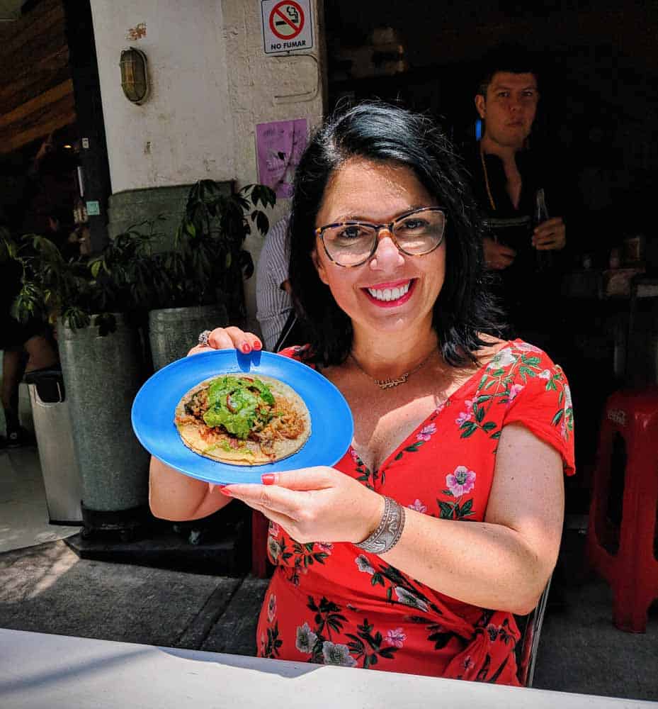 Tacos Hola in La Condesa Mexico City is one of the best places for stewed tacos.