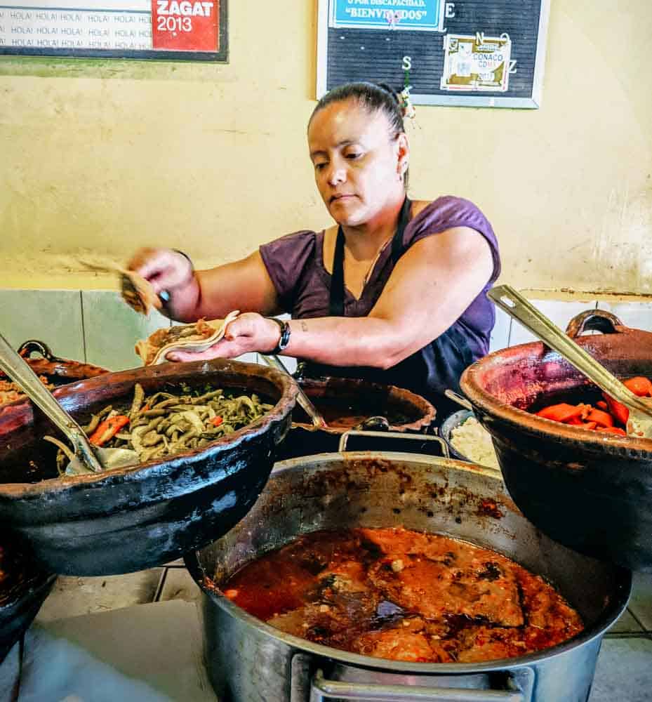 Tacos Hola in La Condesa Mexico City is one of the best places for stewed tacos.