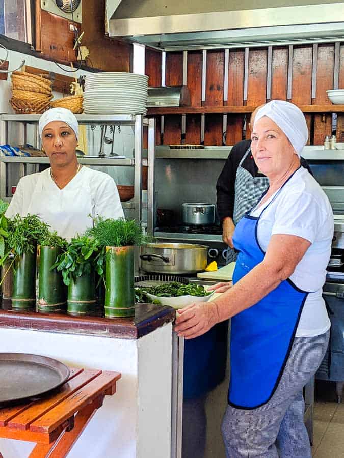 La Romero in Las Terrazas Cuba is one of the only authentic vegetarian restaurants in the country.