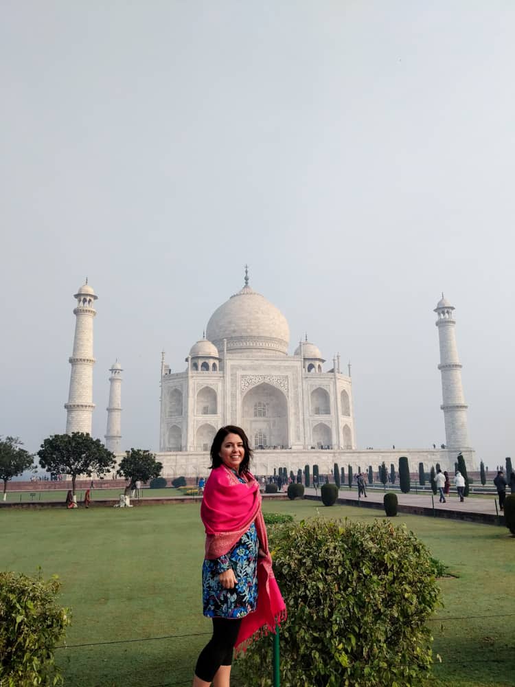 Making 2019 the Year of Joy, outside the Taj Mahal