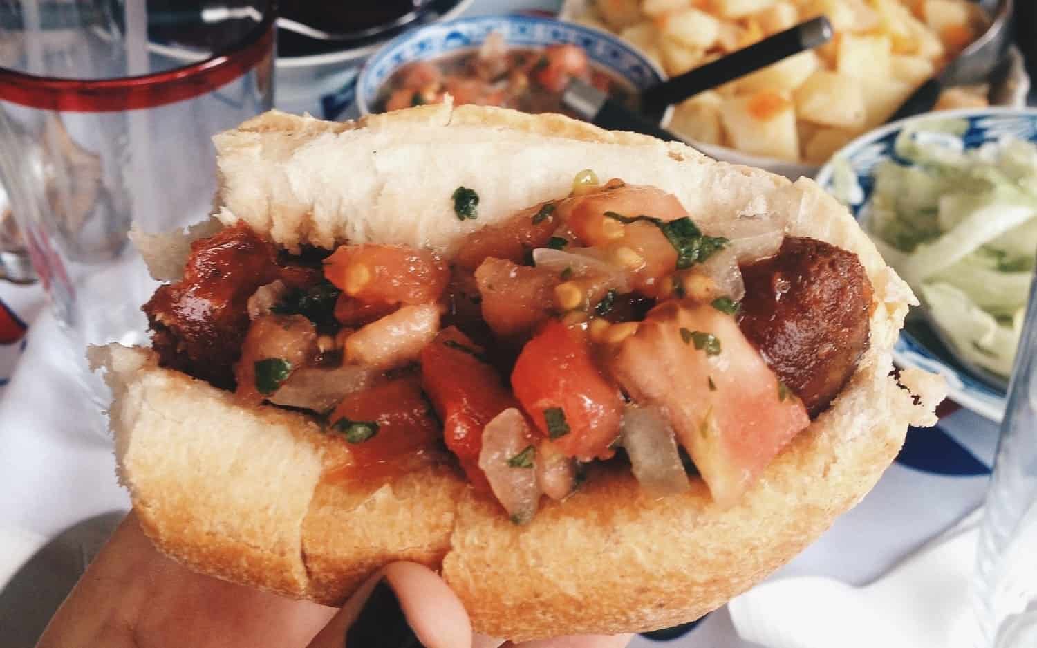 A Chilean sausage on a bun, choripan qualifies as one of the best sandwiches in the world.