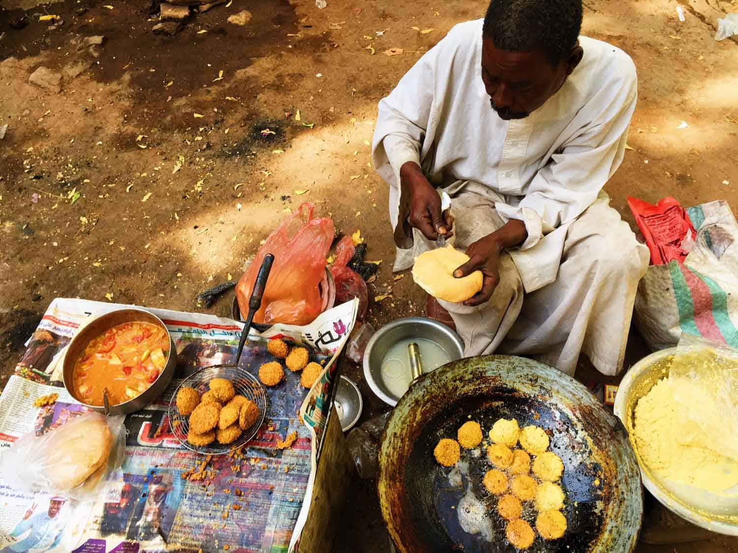 Falafels in Sudan are one of the iconic, best sandwiches in the world.