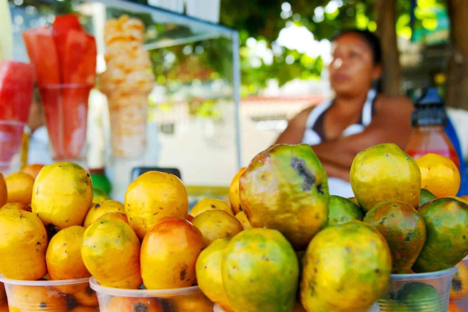 Ciruela aka jocote is one of the tastiest exotic fruits, it is common in Mexico, Central America and Brazil.