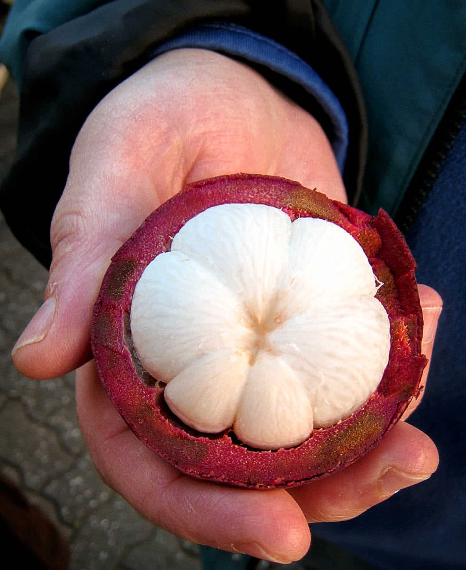 Mangosteen is one of the exotic fruits originally from Indonesia but can be found all over Asia and in some parts of South America.