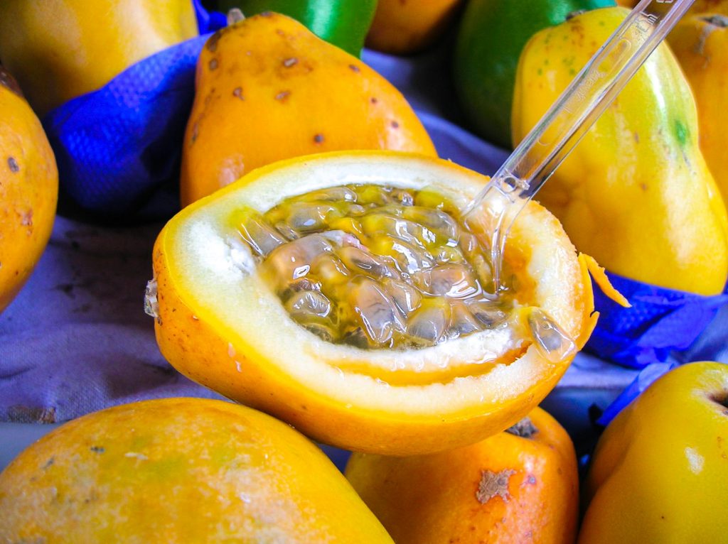 Passionfruit is one of the most common exotic fruits in the world. Originating in South East Asia you can now find it in Central and South America.