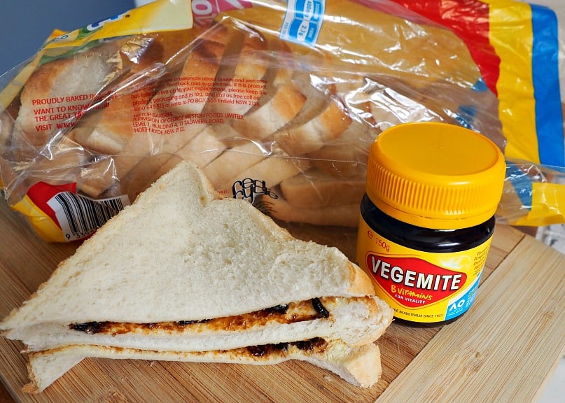 The vegemite sandwich is from Australia and one of the iconic best sandwiches in the world.