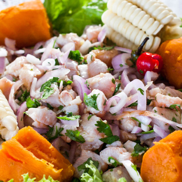 Ceviche is a Chilean corn pie and just one of 30 Chilean food that you'll adore.
